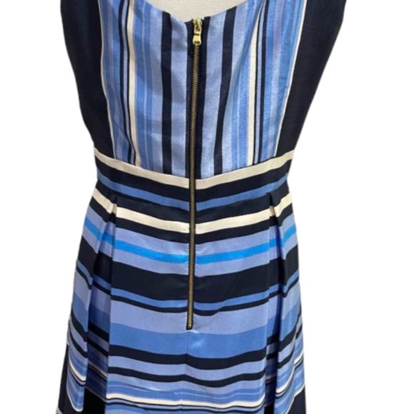 Julian Taylor NY -Wedding Guest Party Pleated Dress with Pockets ~ size 14 - Picture 7 of 15